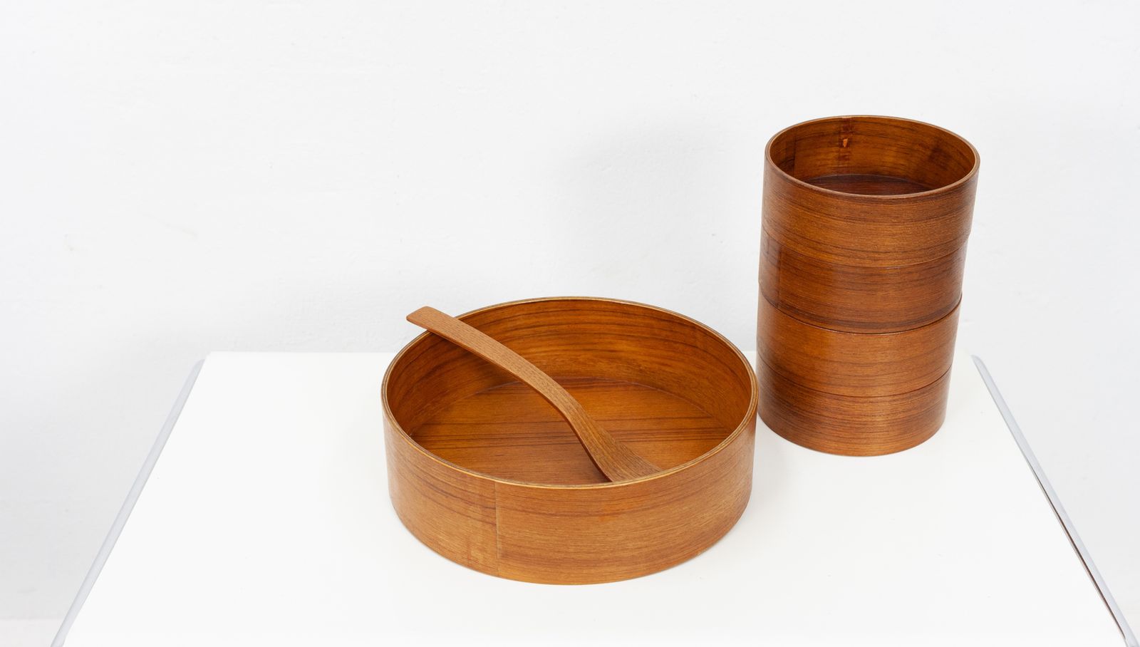 Vintage Teak Salad Serving Set photo buy