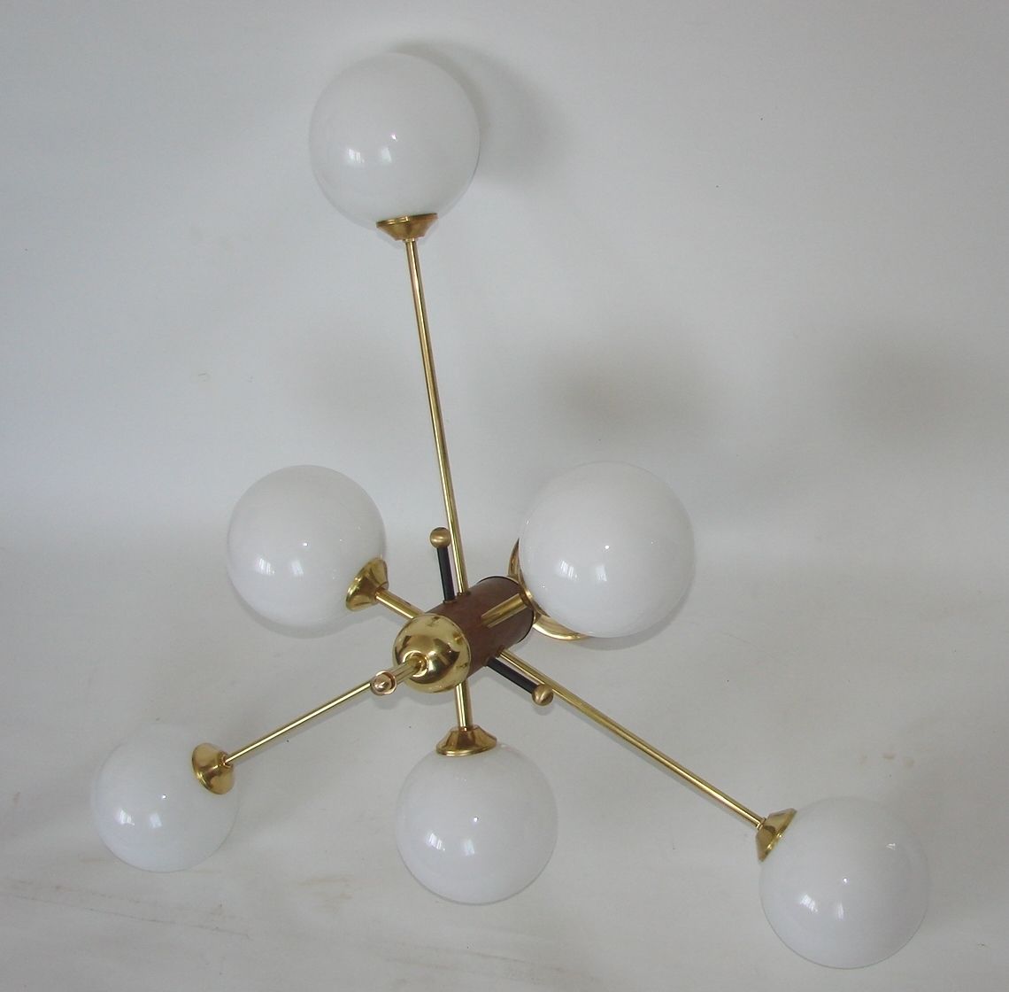 Stilnovo Style Chandelier, 60s photo buy