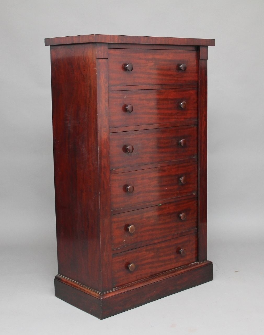 19th Century Mahogany Wellington Chest photo furniture