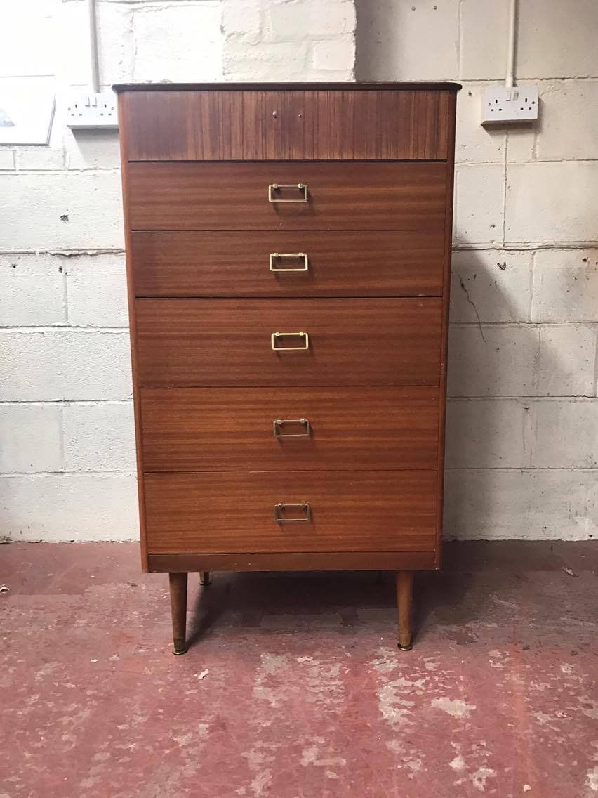 Mid Century Teak Chest Of Drawers From Austinsuite, 1960s photo vinterior
