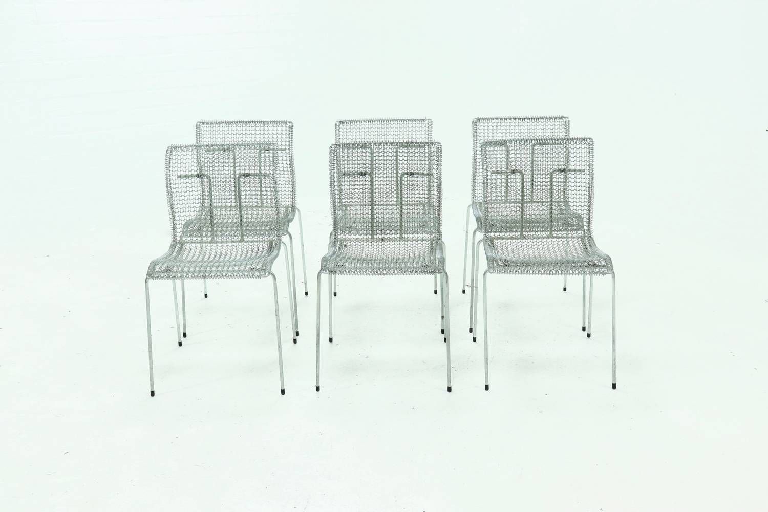 Set Of 6 Dining Chairs By Niall O'flynn For 'T Spectrum, 1997 photo for sale