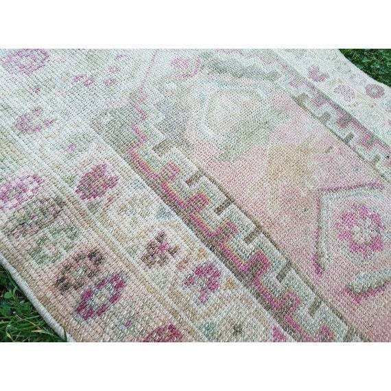 Hand Knotted Turkish Kurdish Runner Rug Tribal Long Runner photo Textiles