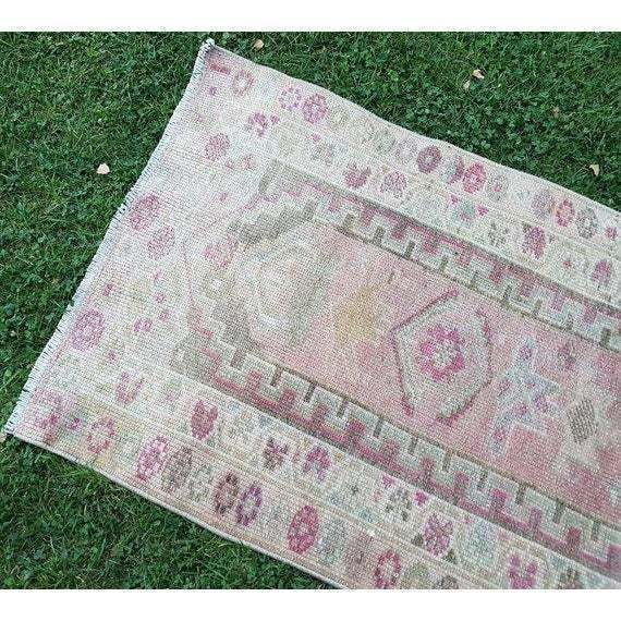 Hand Knotted Turkish Kurdish Runner Rug Tribal Long Runner photo buy