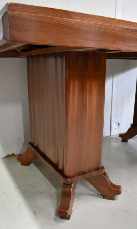 photo furniture Rectangular Table In Solid And Veneered Mahogany 1930/1940