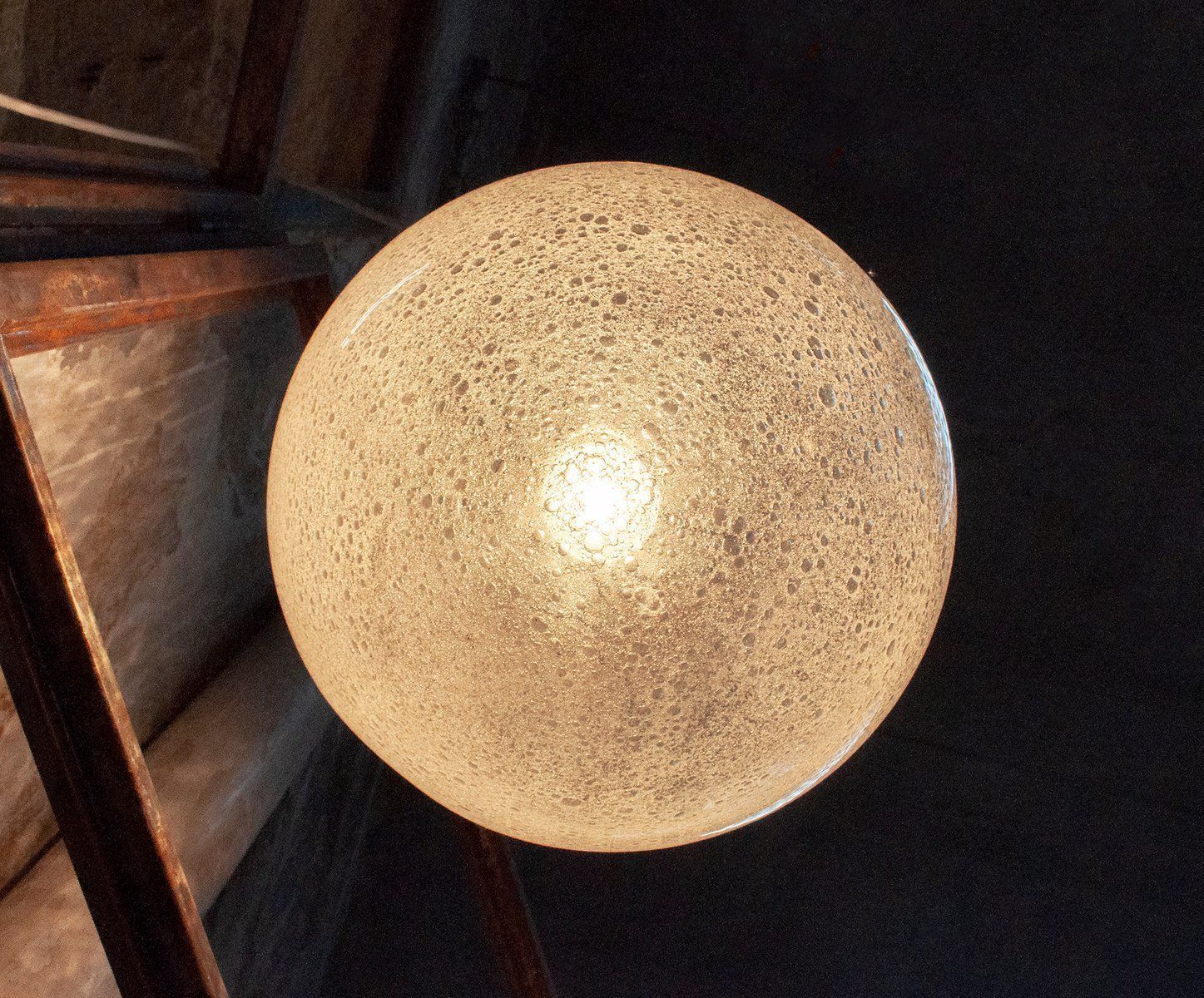 Italiaanse Murano Glazen Plafondlamp Sfera Van Tobia Scarpa Voor Flos, 1964 photo 766.48