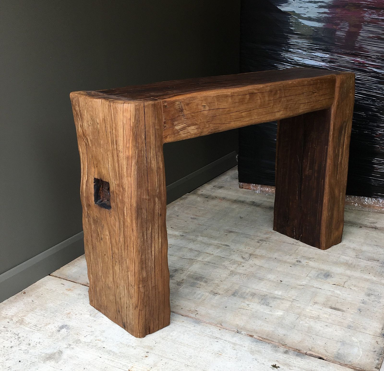 Custom Made Rustic Bench Or Table In Reclaimed Oak. Made To Size. Guide Price Only. photo Furniture