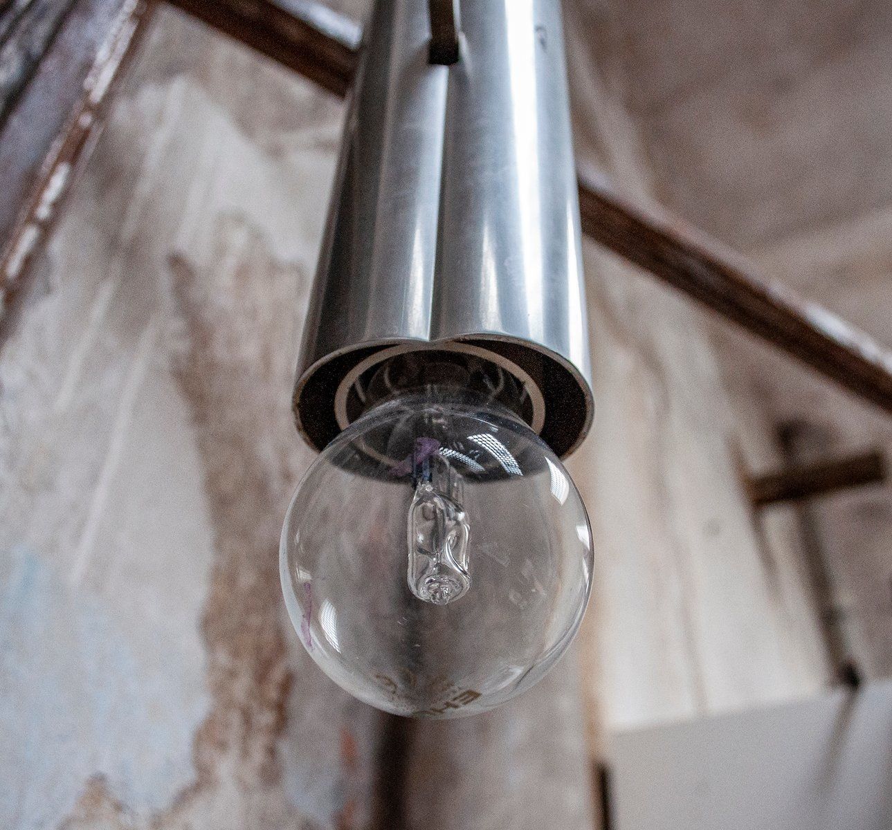 Italiaanse Murano Glazen Plafondlamp Bilobo Van Tobia Scarpa Voor Flos, 1964 photo for sale
