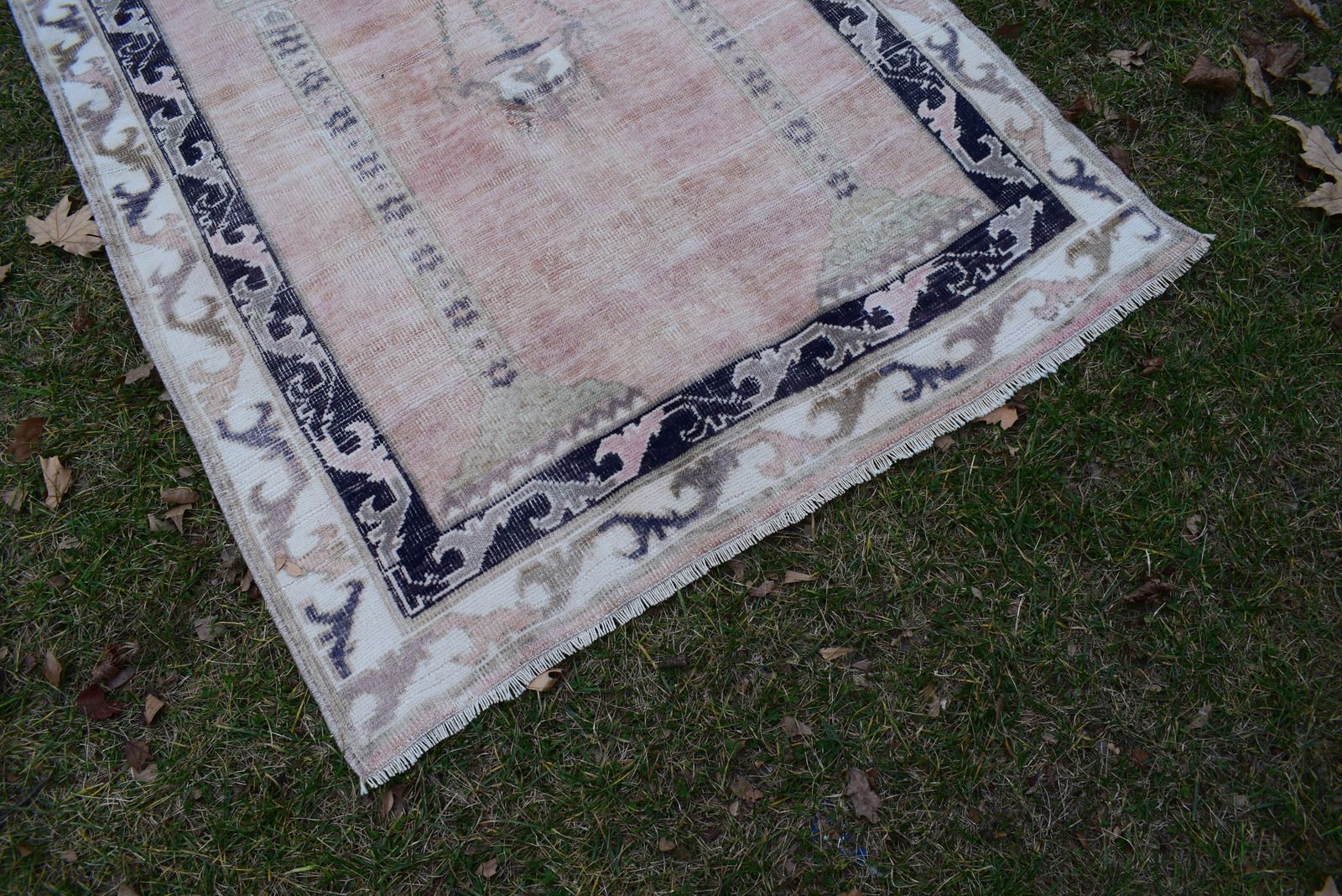 photo furniture Decorative Turkish Soft Muted Color Oushak Living Room Rug 3'6" X 5'8"