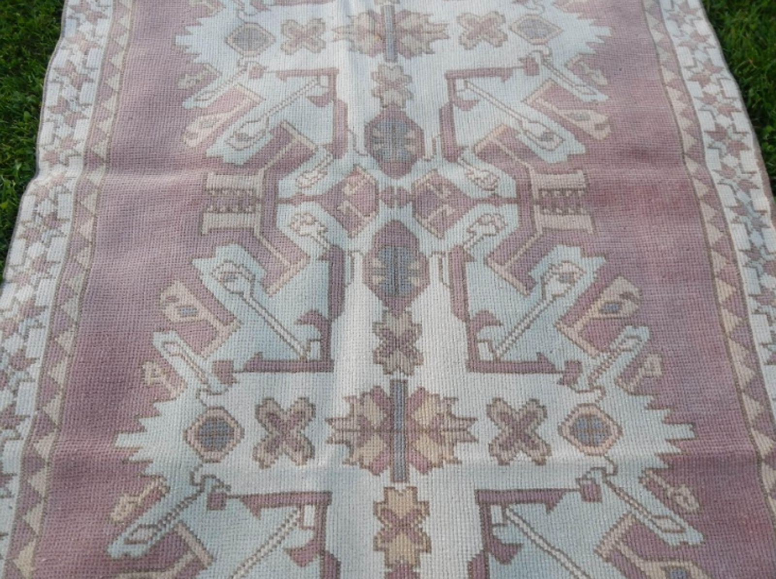 Vintage Turkish Kars Rug 3′11″ × 5′6″ photo 316.0