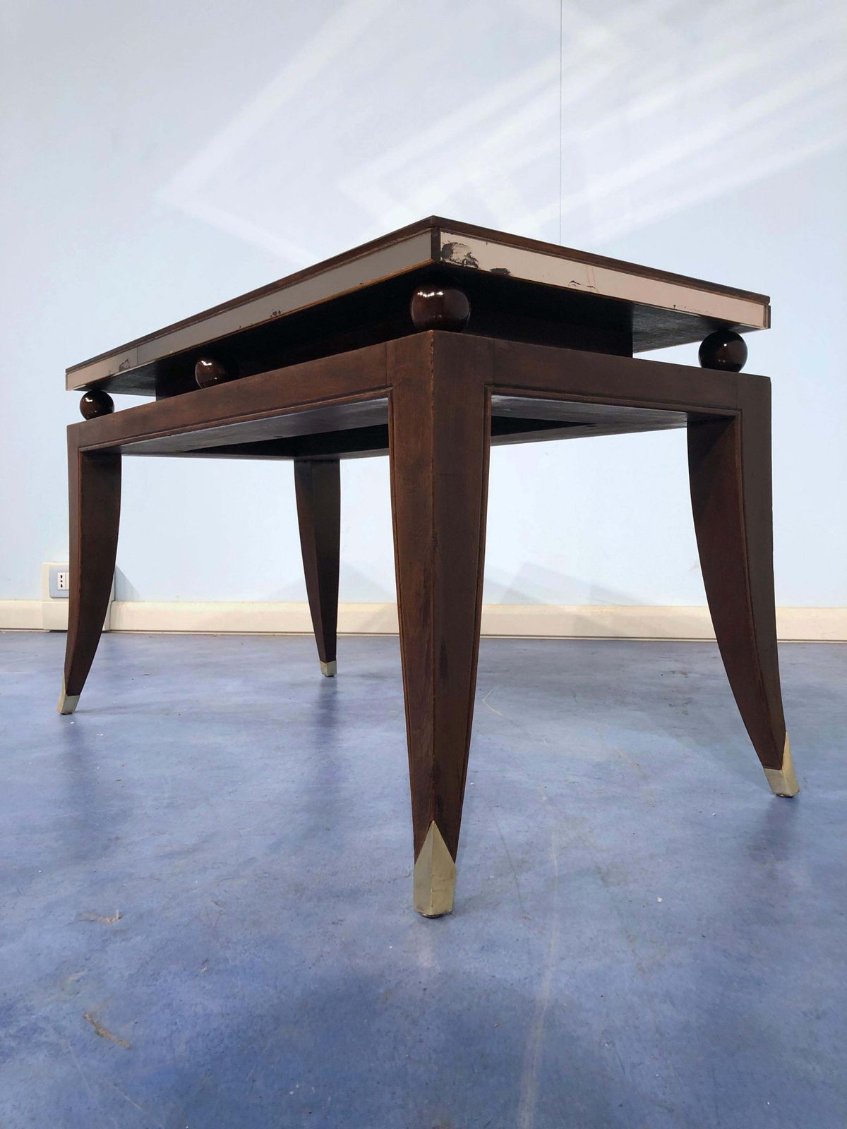 French Art Deco Coffee Table, In The Style Of Pascaud, 1940 photo vinterior