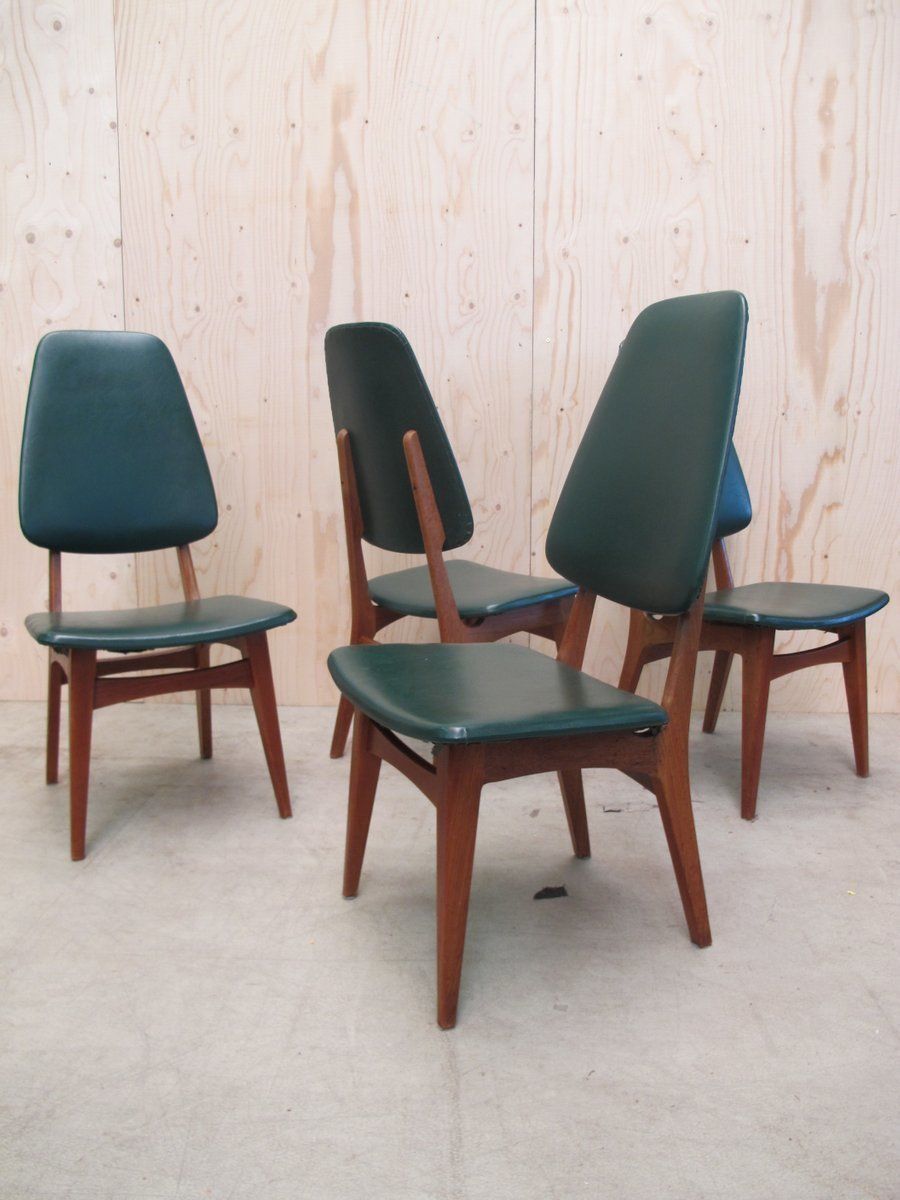 Vintage Scandinavian Teak Dining Chairs By Bruk Sorheim For Sorheim Mill, Set Of 4 photo Furniture