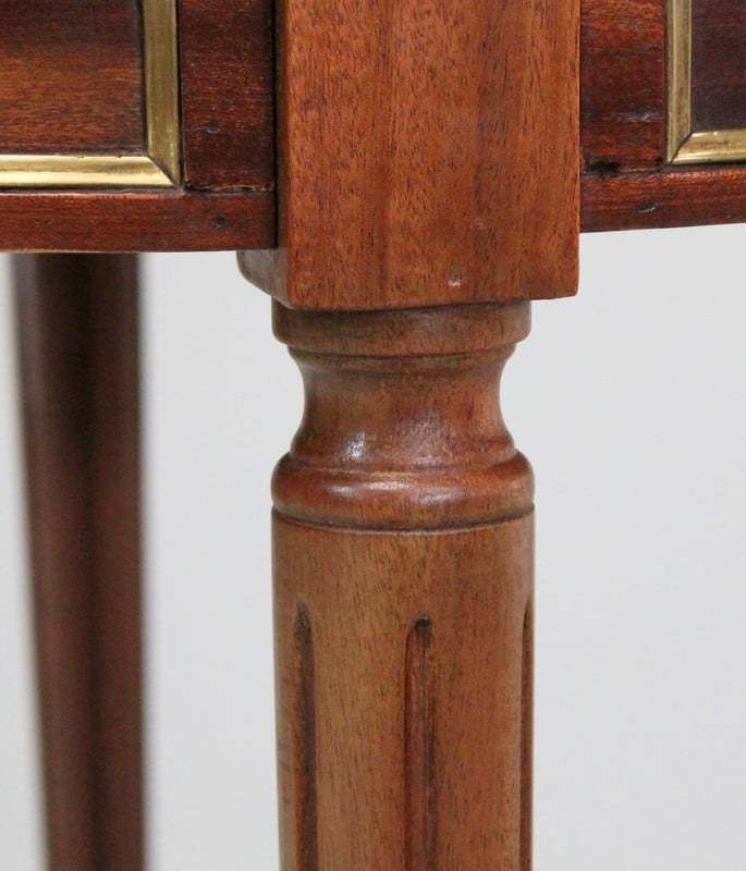 1792.2 Mahogany Hot Water Bottle Table, Louis XVI Style Early 20th Century photo