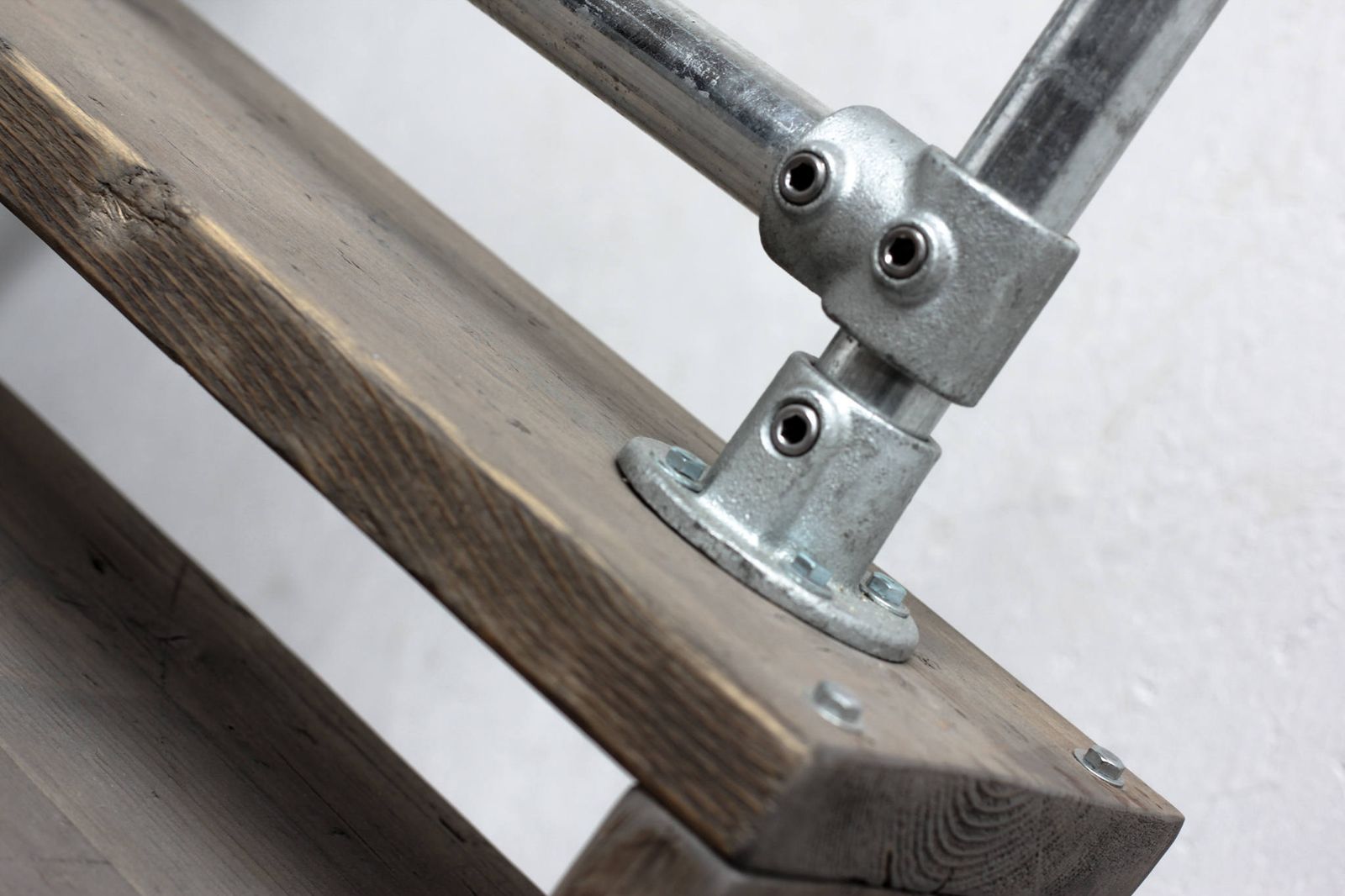 photo for sale Ethan Reclaimed Scaffolding Board Industrial Style Desk With Built In Storage