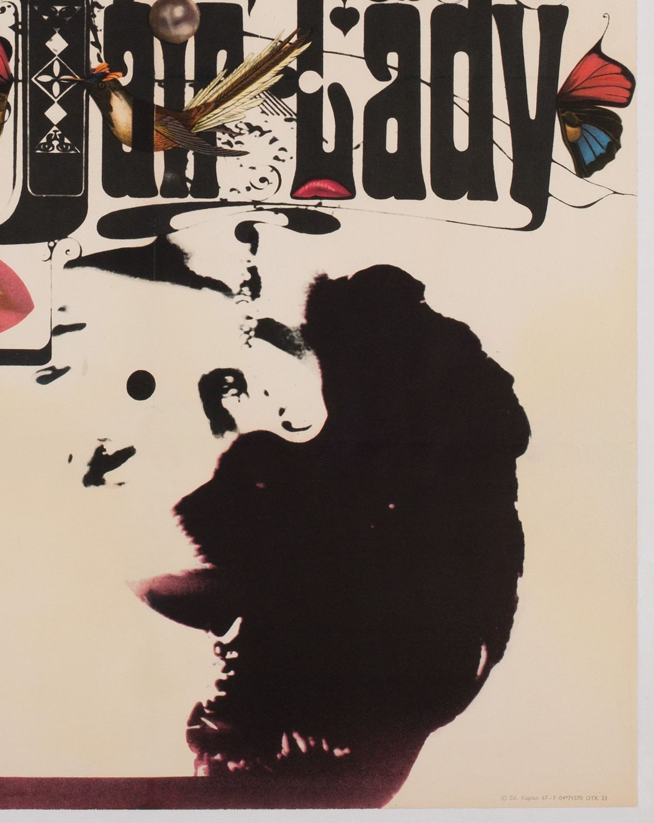 My Fair Lady 1967 Czech A1 Film Poster, Kaplan photo furniture