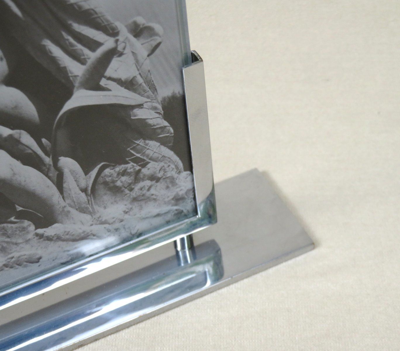 Art Deco French Chrome Picture Frame photo buy