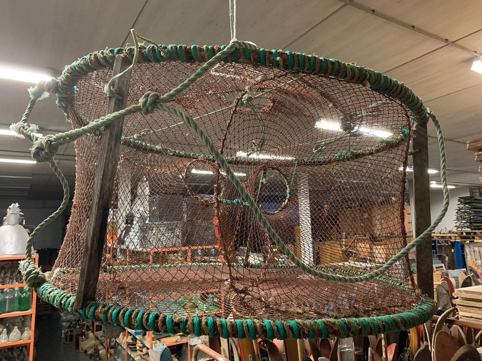 Octopus Fishing Net Basket Retro Light Fitting/Shade Great Texture photo 195.0