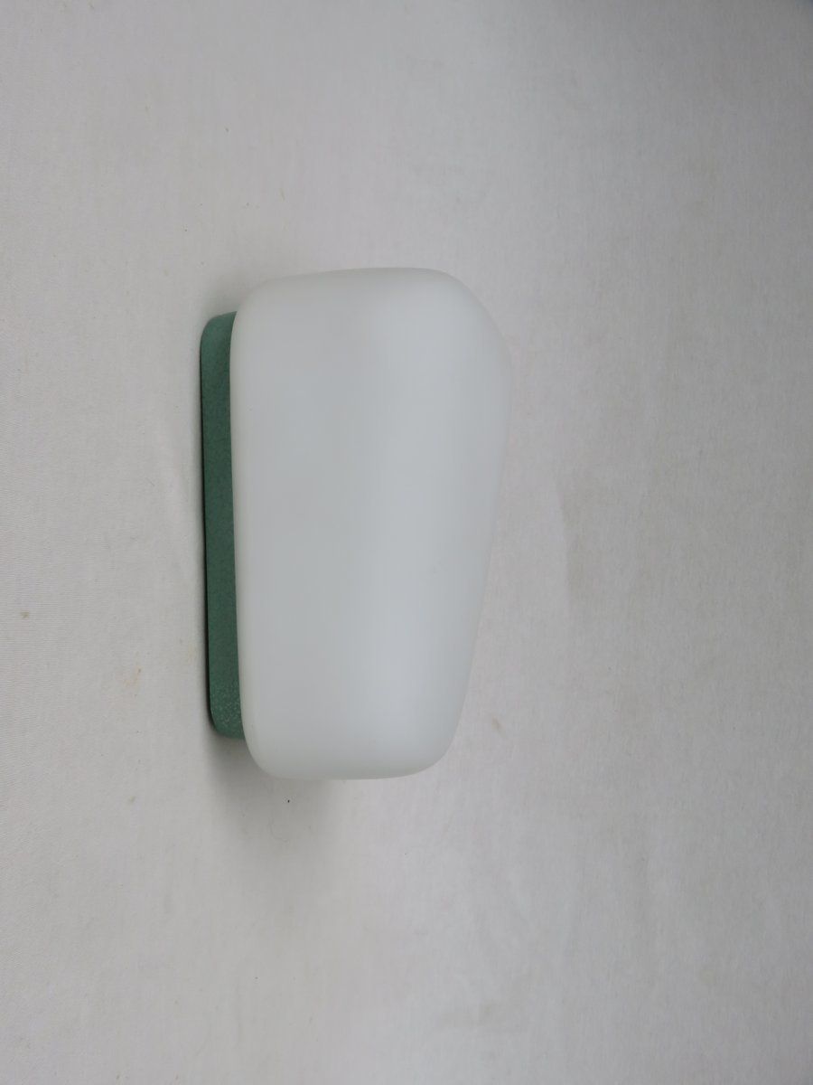 Aluminium, Metallic, And Glass Outdoor Light From Bega, 1960s