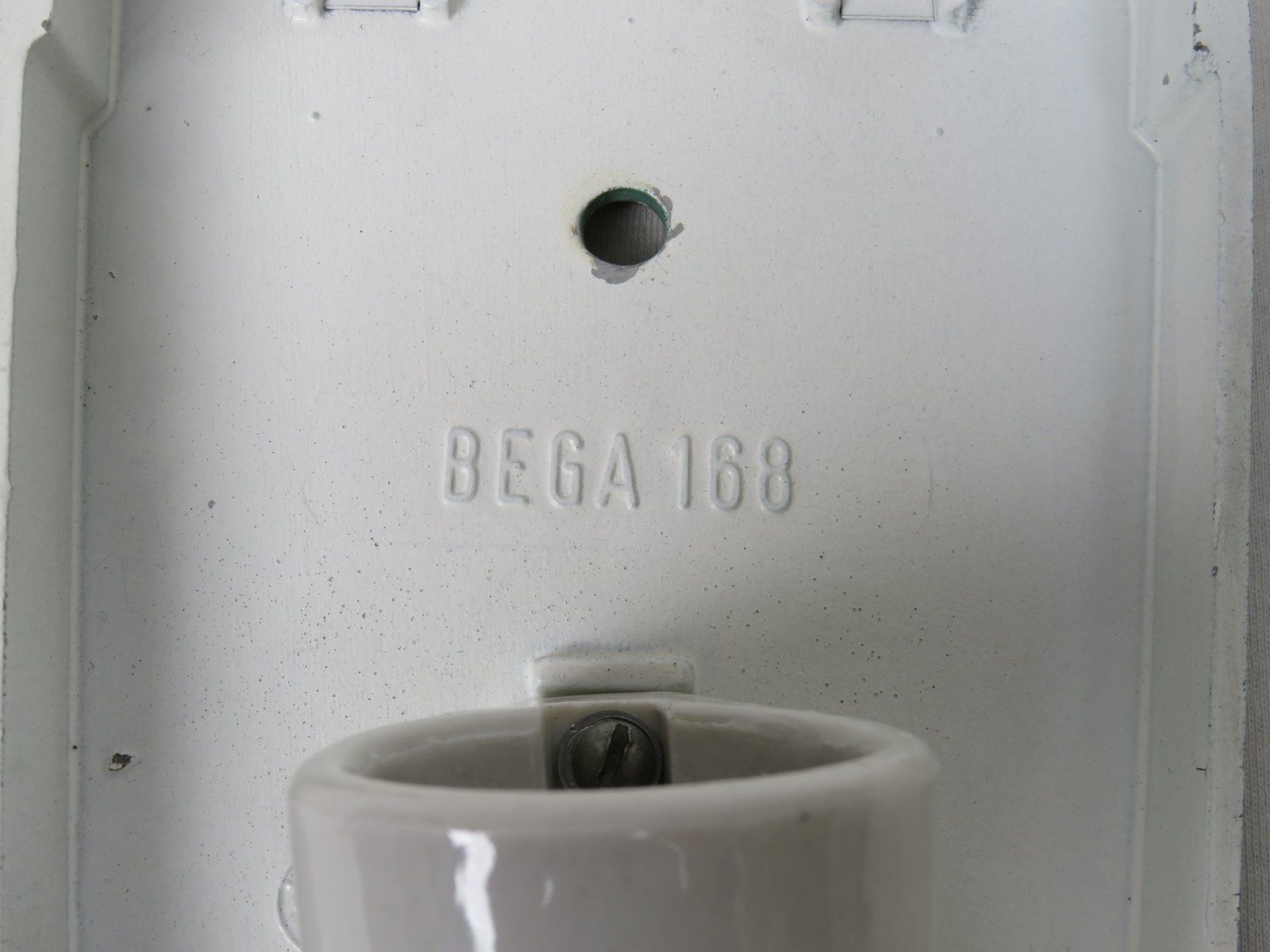 photo buy Aluminium, Metallic, And Glass Outdoor Light From Bega, 1960s