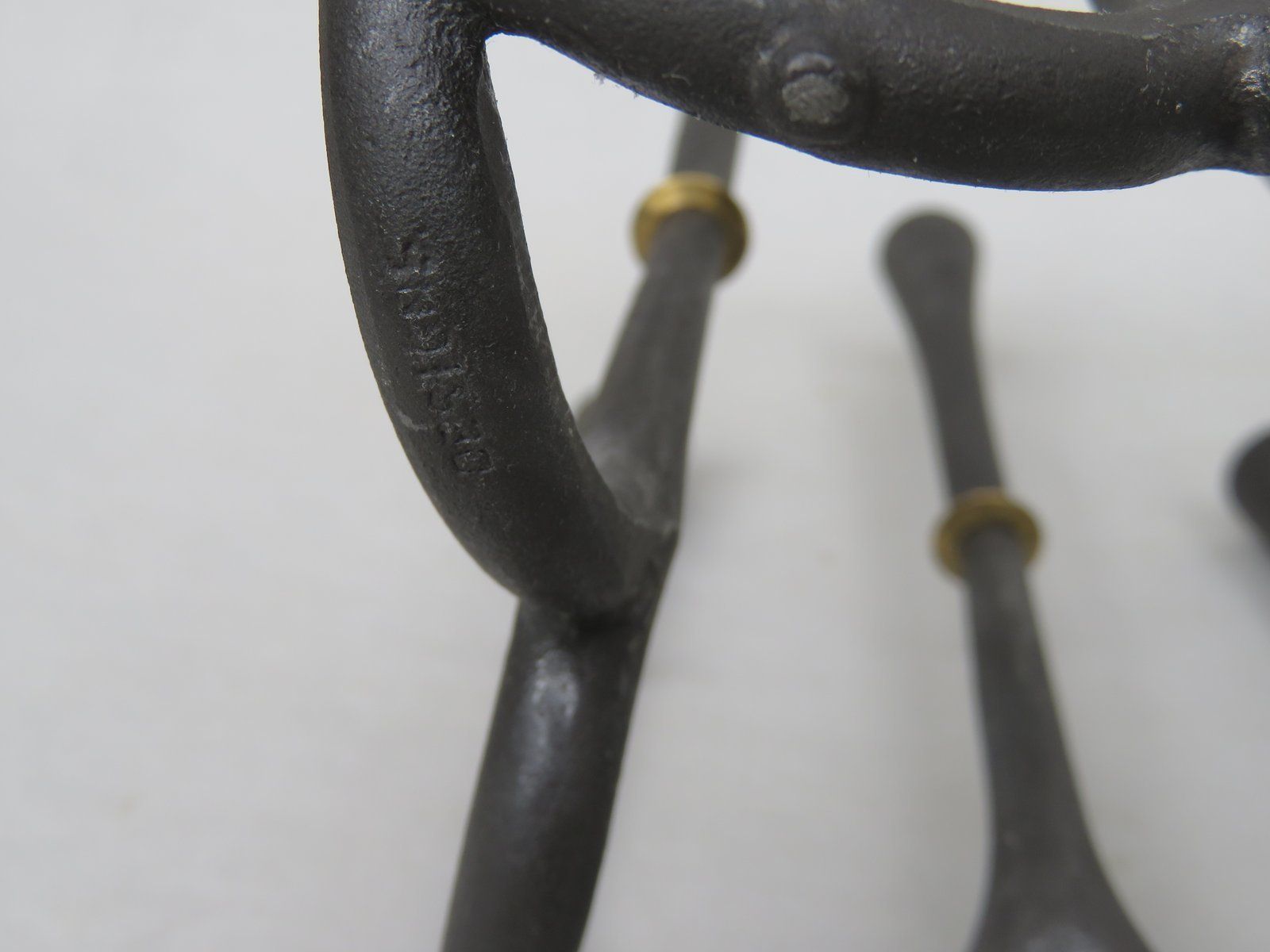 Home Decor Cast Iron And Brass Candleholders By Jens Quistgaard For Dansk Designs, 1960s, Set Of 2 photo