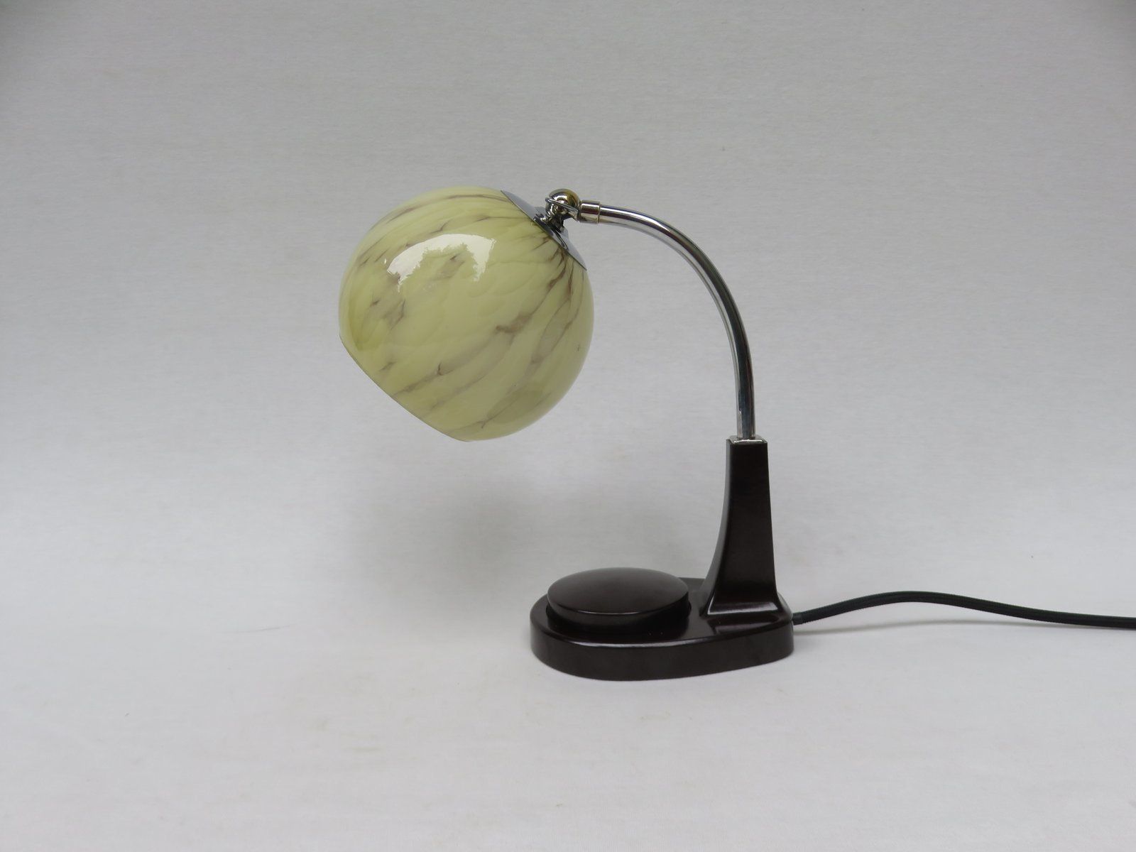 13851.6 Bauhaus Bakelite Table Lamps By Marianne Brandt For Gmf, 1920s, Set Of 2 photo