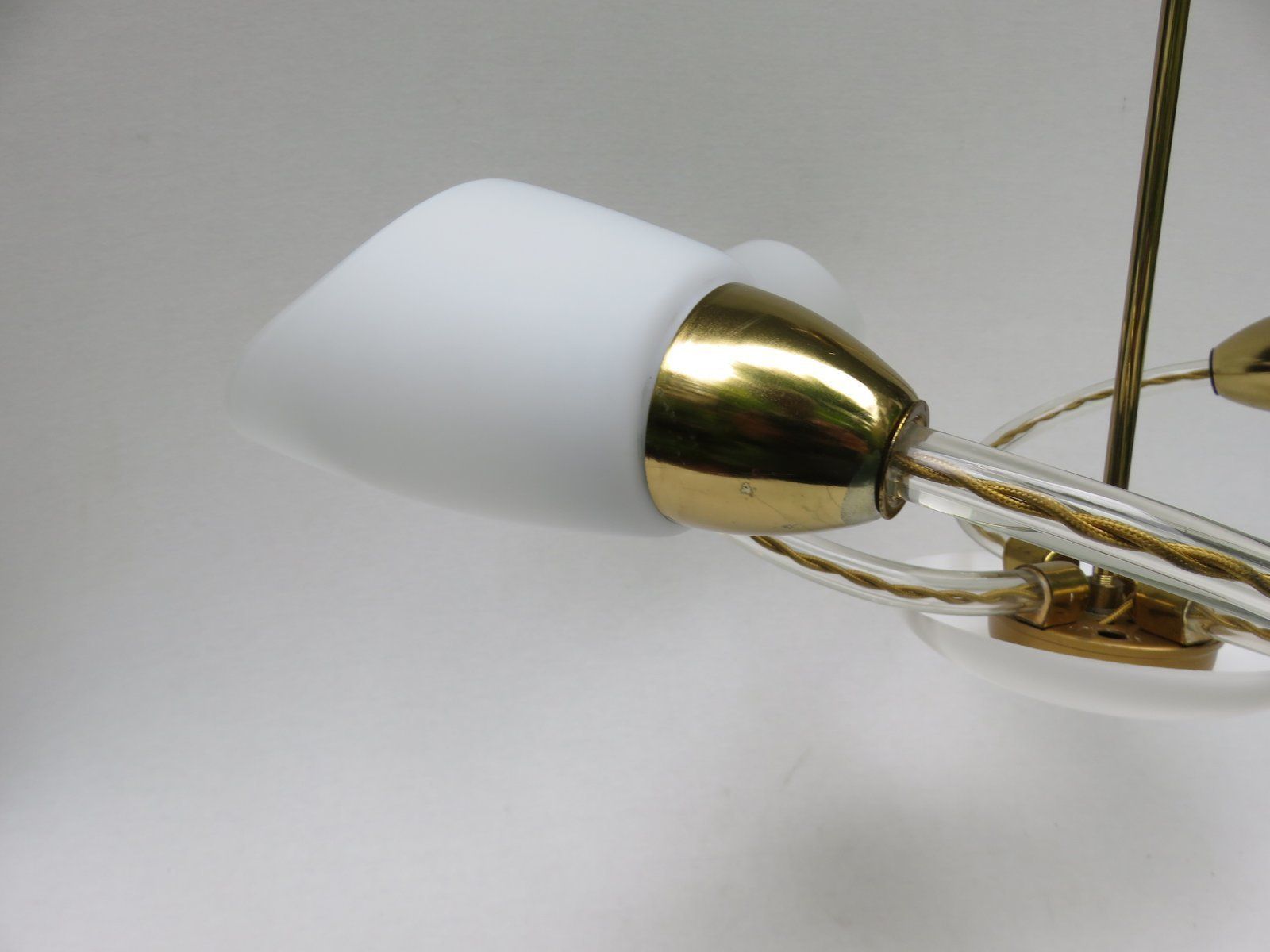 Mid Century Czech 4 Arm Chandelier photo 2494.75