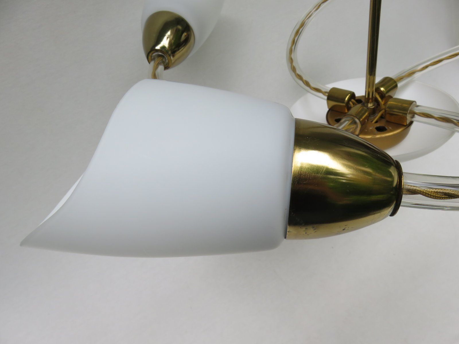 Mid Century Czech 4 Arm Chandelier photo vinterior