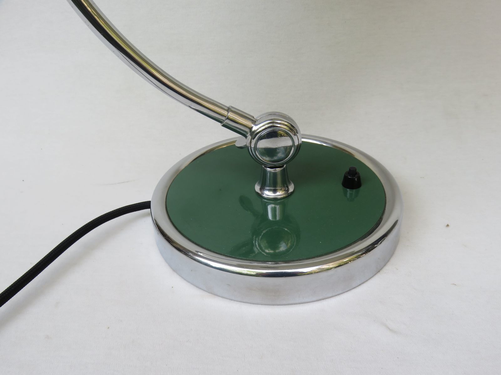6565.4 Green President Desk Lamps By Christian Dell For Kaiser Idell, 1930s, Set Of 2 photo