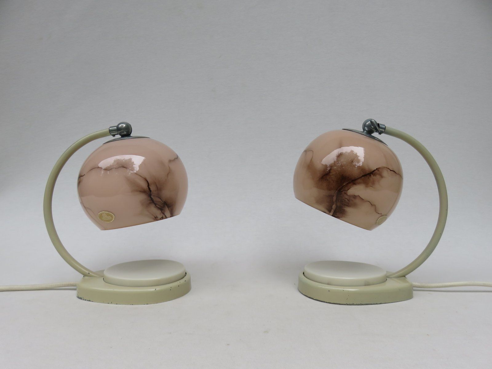 Bedside Lamps By Marianne Brandt For Gmf, 1930s, Set Of 2