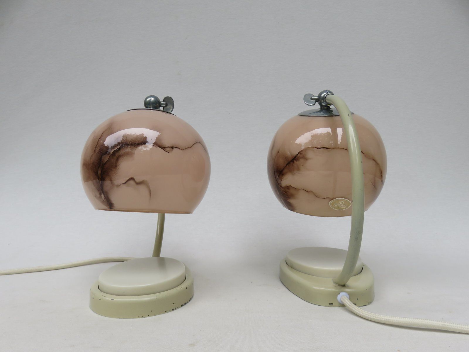 Bedside Lamps By Marianne Brandt For Gmf, 1930s, Set Of 2 photo for sale