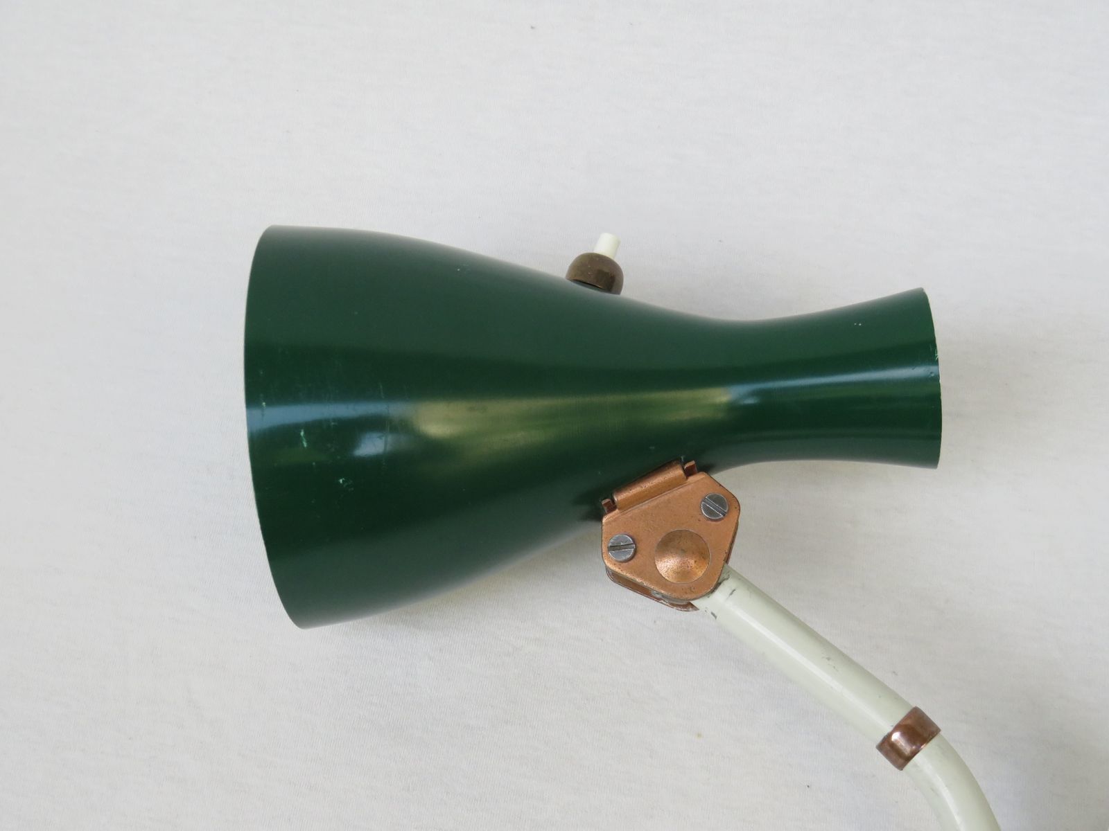 photo furniture Extraordinary Green And Beige Scissor Lamp From Helo Leuchten, 1960s