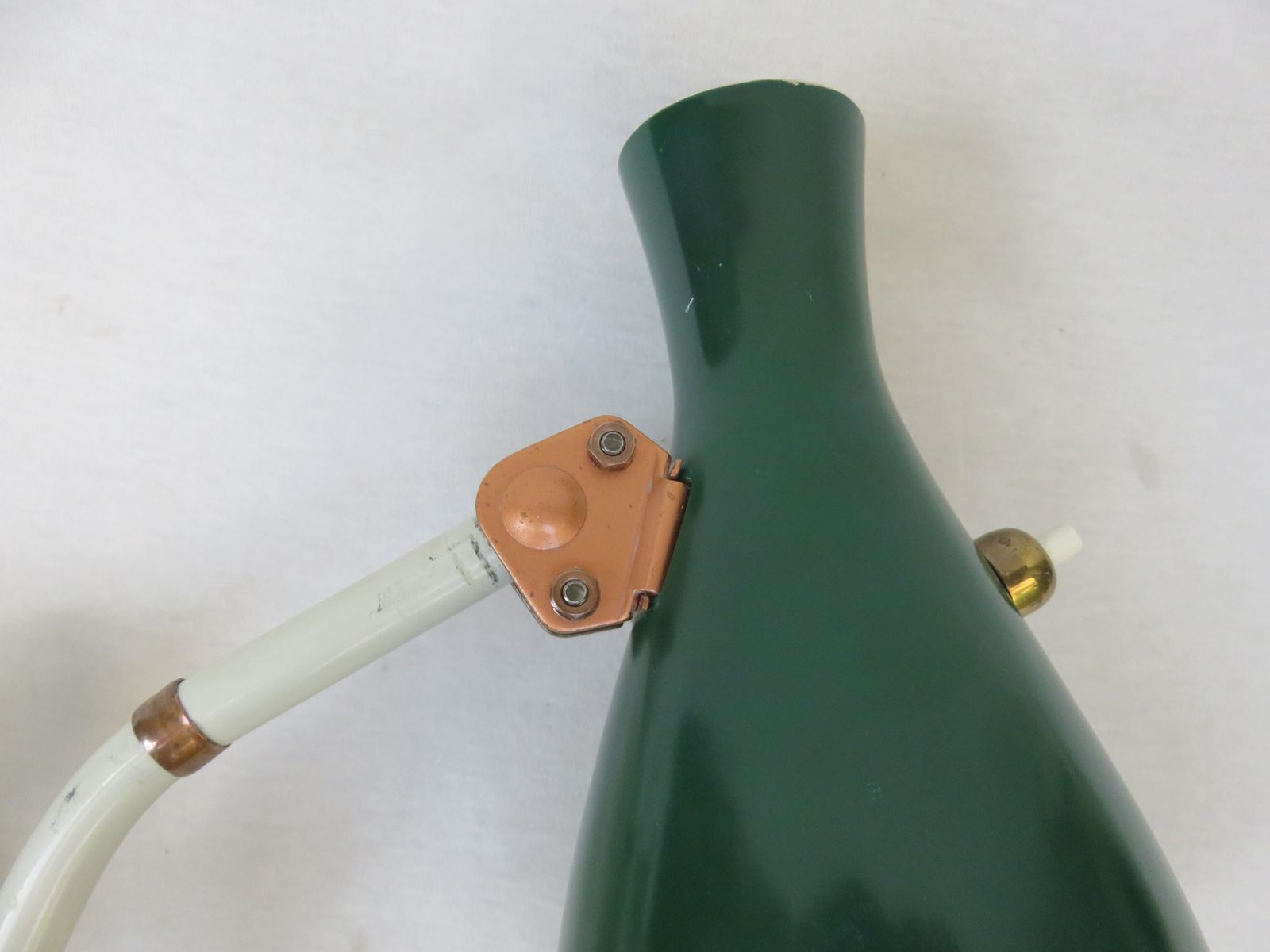 2918.05 Extraordinary Green And Beige Scissor Lamp From Helo Leuchten, 1960s photo