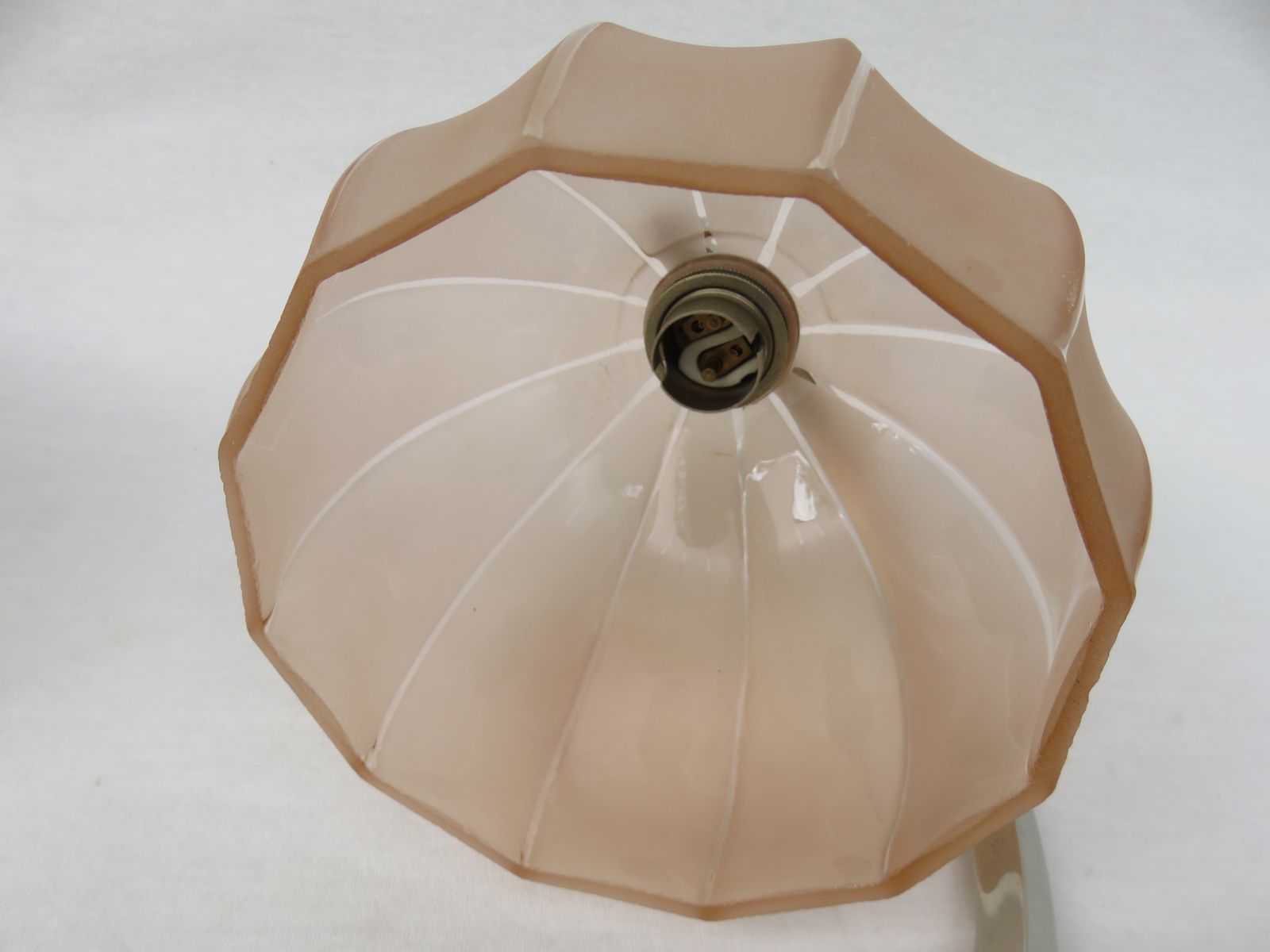 Lighting Elegant French Art Deco Small Table Lamps, Set Of 2 photo