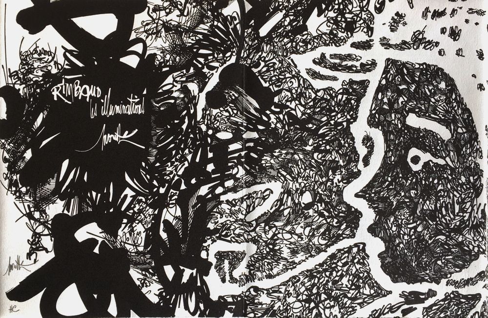 Moretti Raymond Lithograph To Illustrate The Illuminations Of Arthur Rimbaud 1