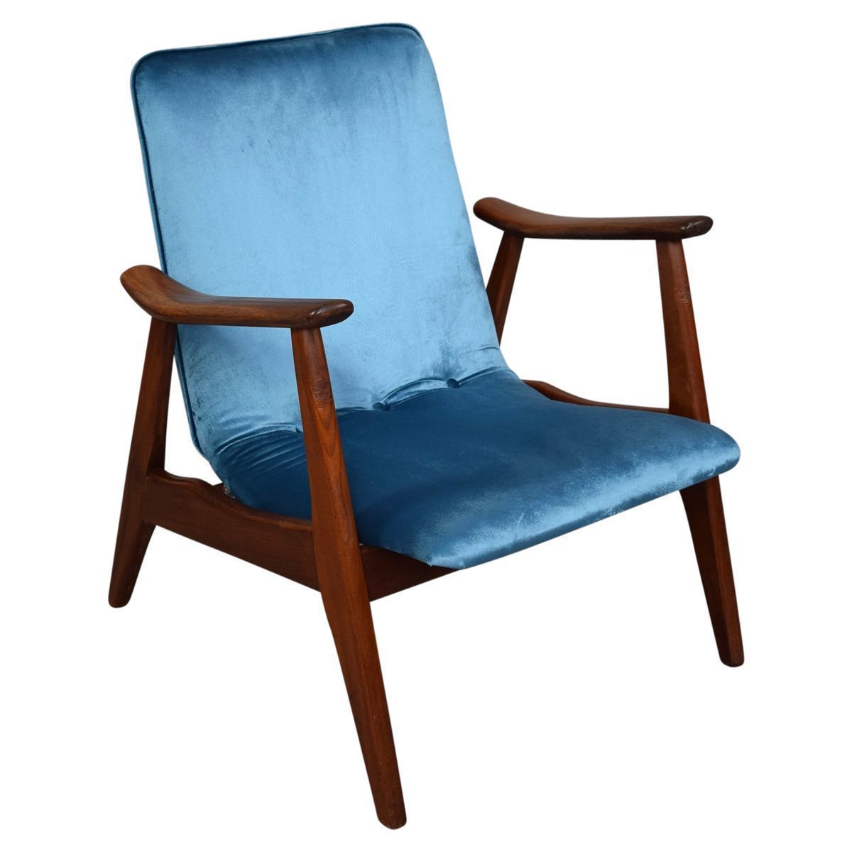Lounge Chair By Louis Van Teeffelen For Walraven En Bevers, 1960s photo for sale
