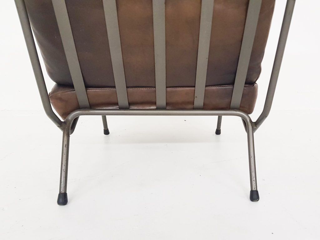 Koene Oberman For Gelderland Leather Lounge Chair, The Netherlands 1954 photo buy