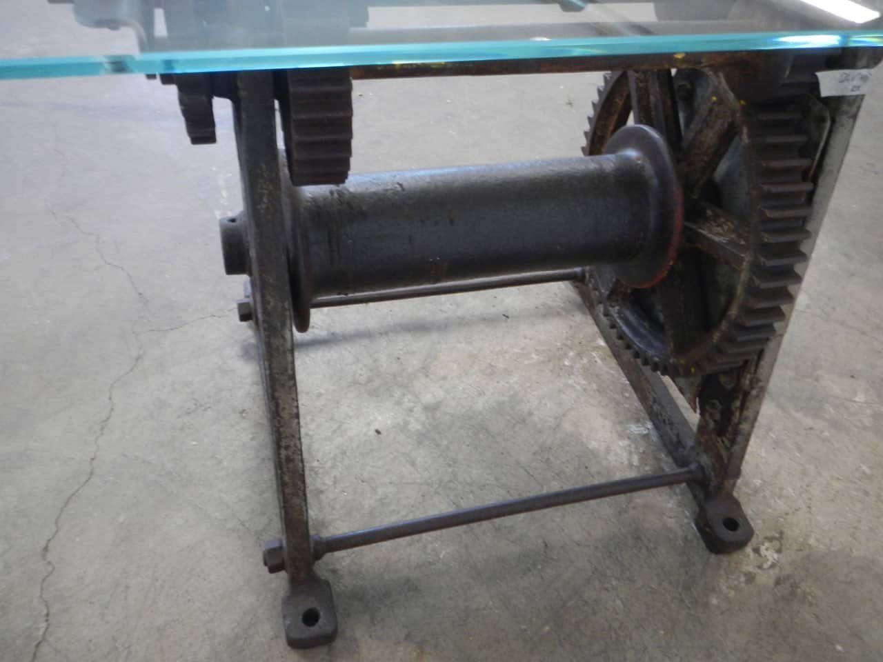 Industrial Table By Alley Dire Freres San Pier D'arena Italy, 1940s photo vinterior