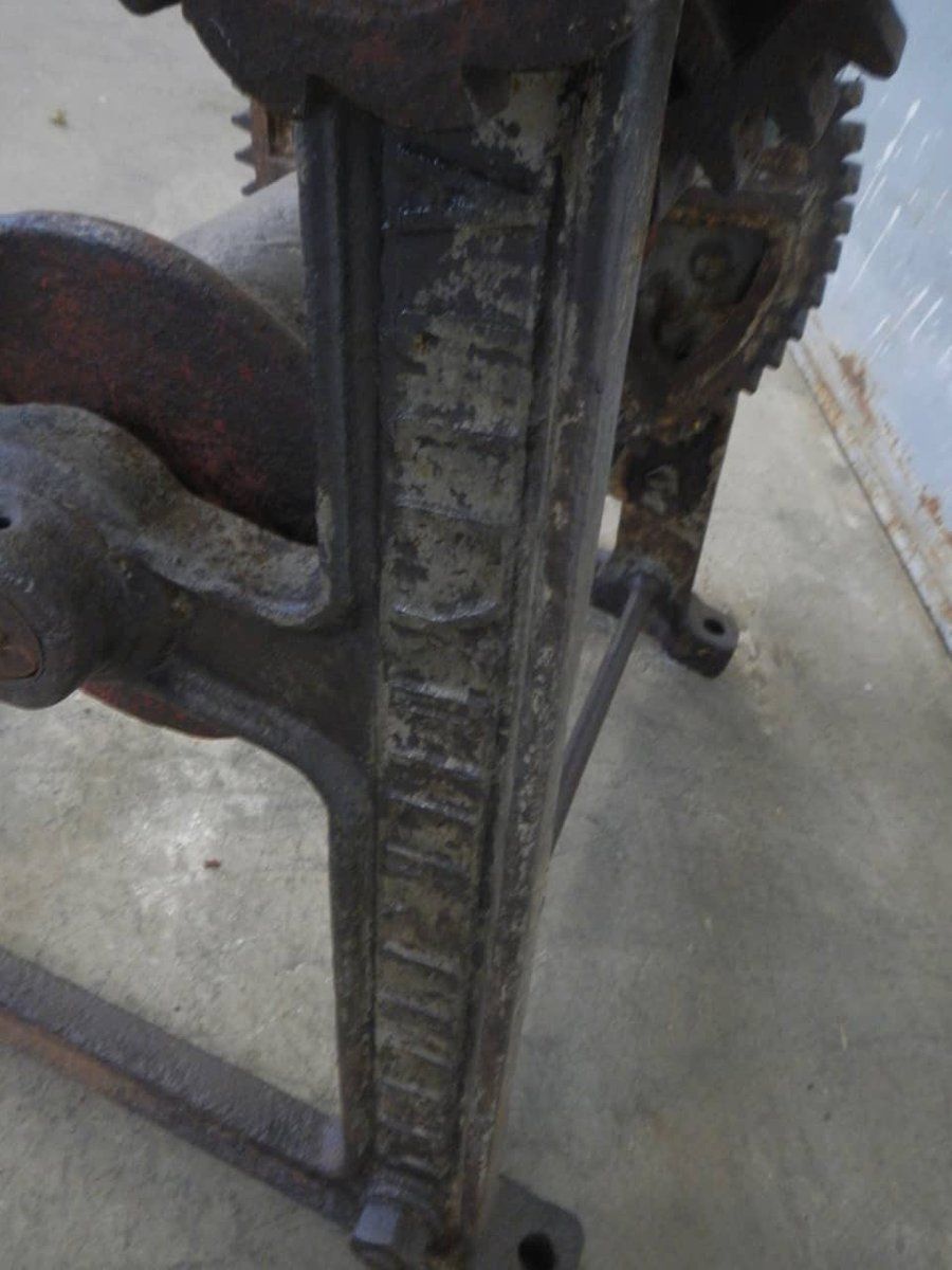 photo vinterior Industrial Table By Alley Dire Freres San Pier D'arena Italy, 1940s