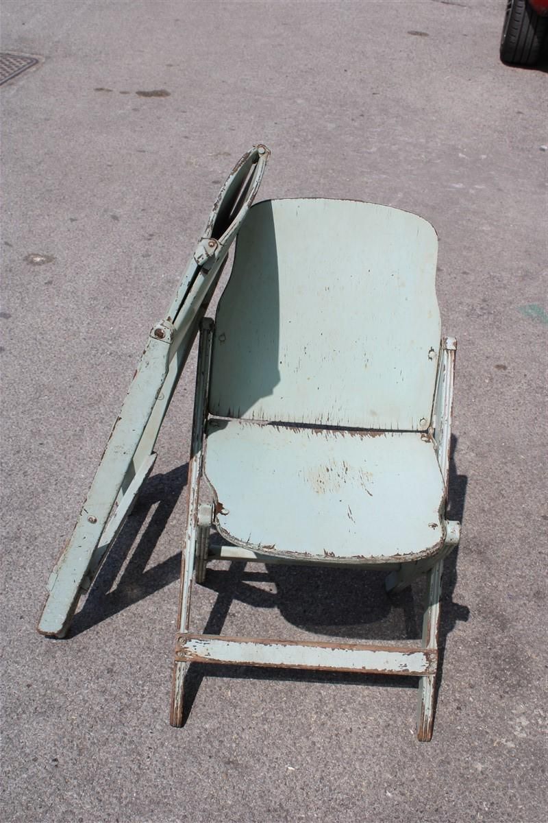 Two Old Folding Chairs In Bentwood Italy 1950s Curved Wood photo 899.0