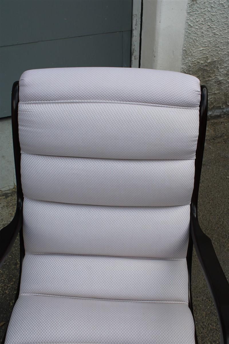 Pair Of Midcentury Italian Armchairs Curved Arredamenti Corallo Made In Italy photo vintage