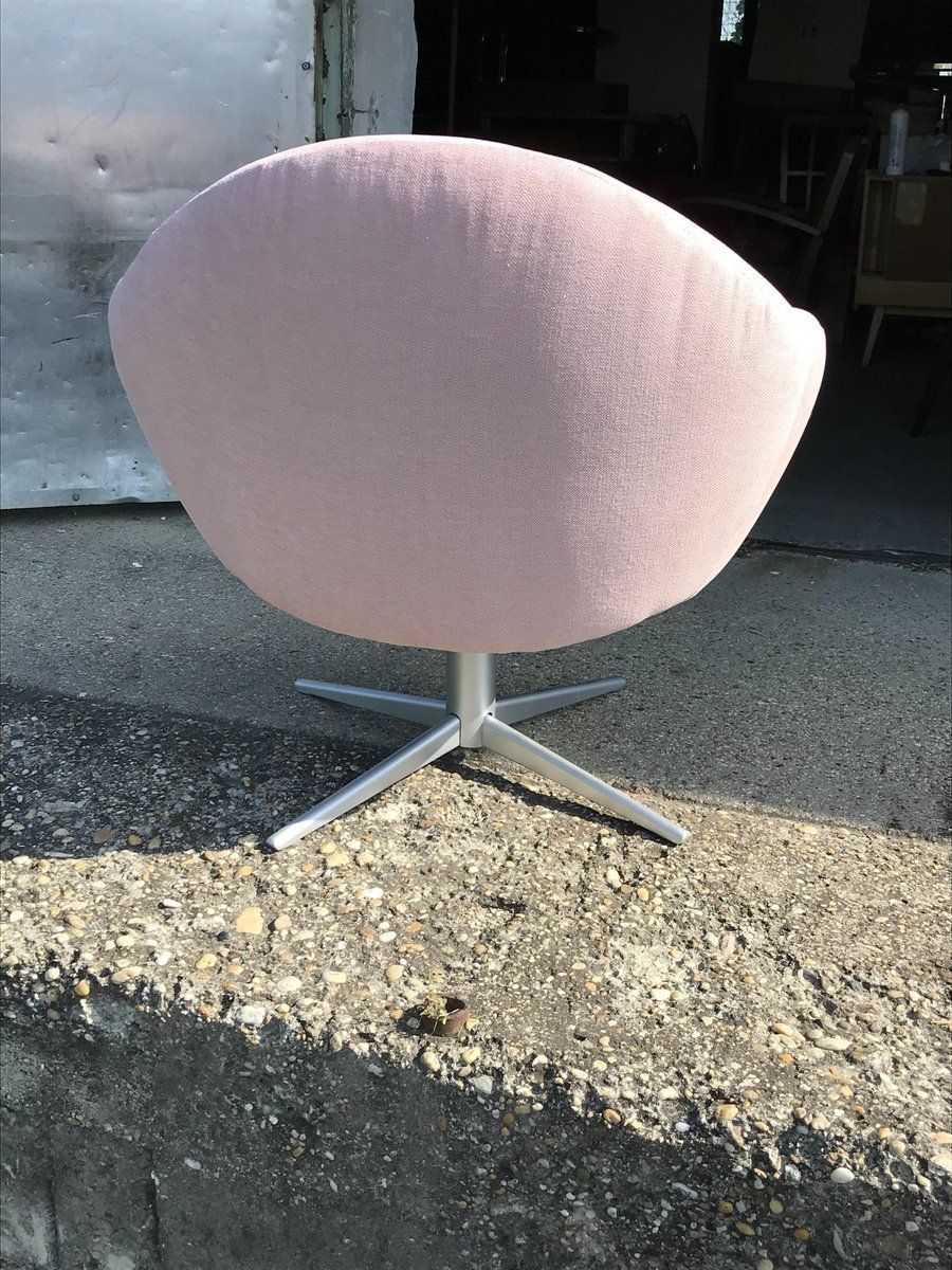 Mid Century Metal And Velvet Swivel Chair, 1960s photo furniture