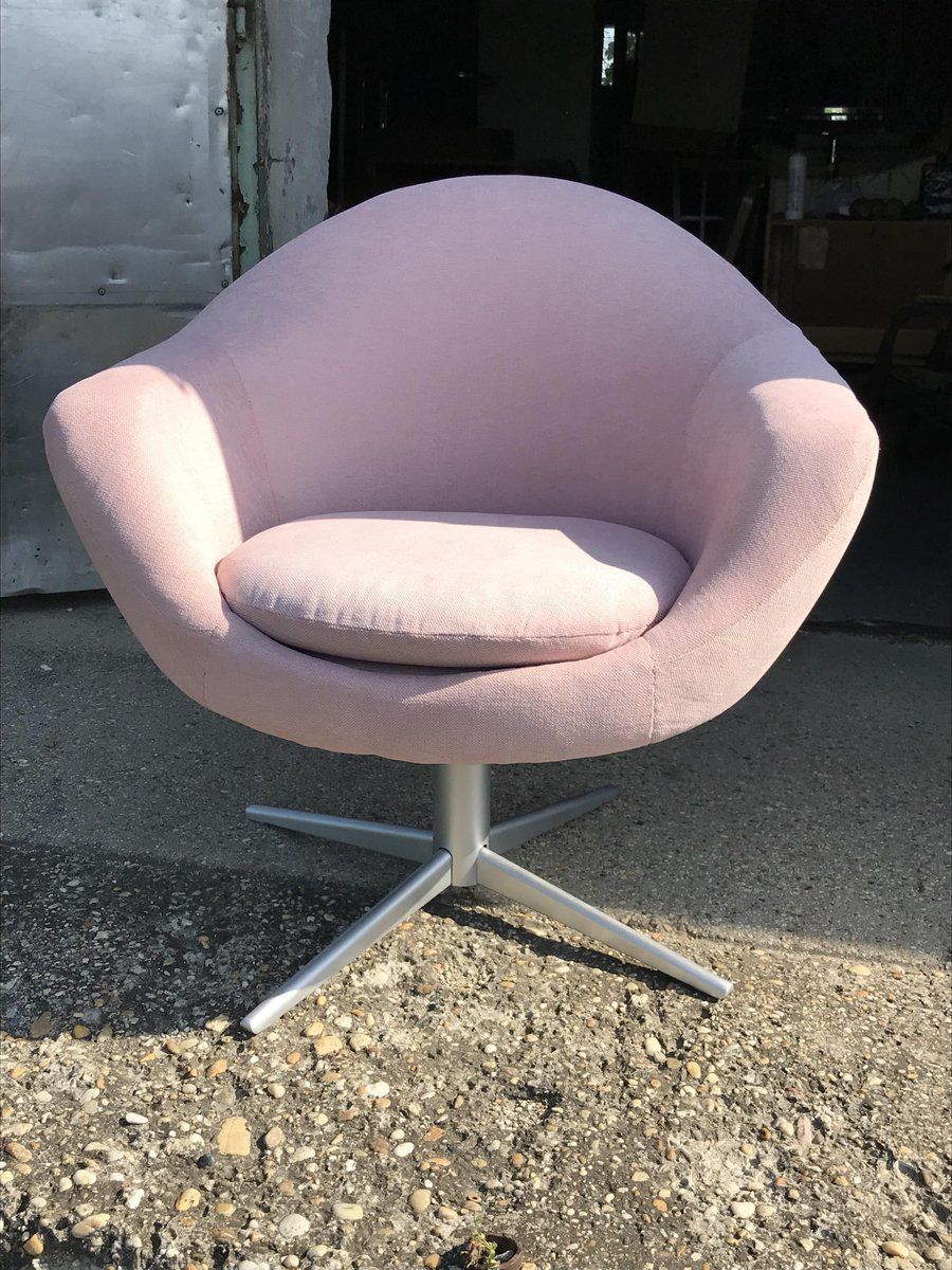 Mid Century Metal And Velvet Swivel Chair, 1960s photo vinterior