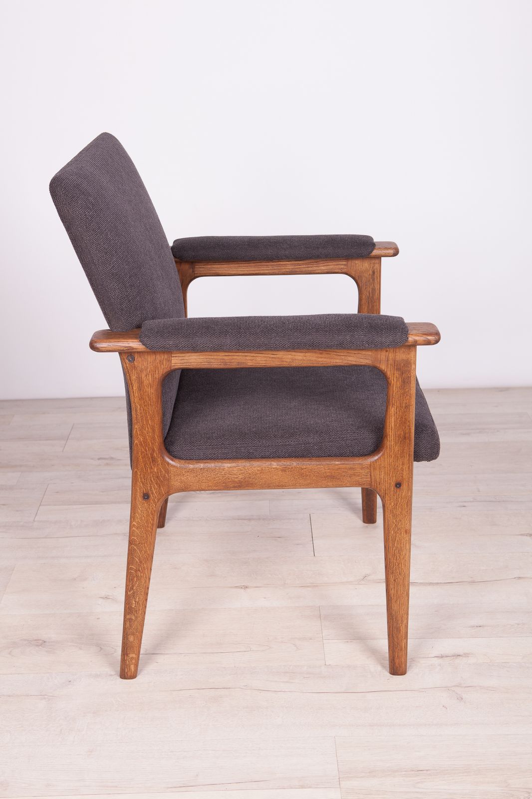 Oak Armchair From Berg Poulsen, 1970s photo vinterior