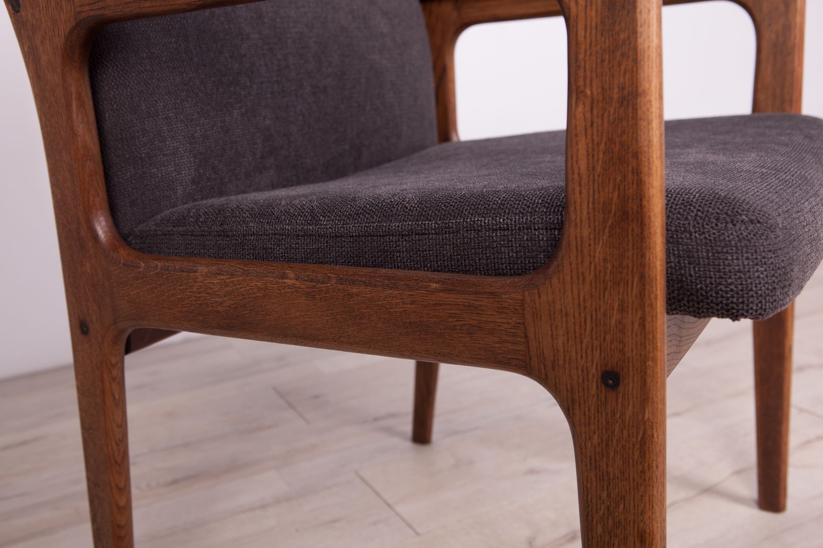 Oak Armchair From Berg Poulsen, 1970s photo buy