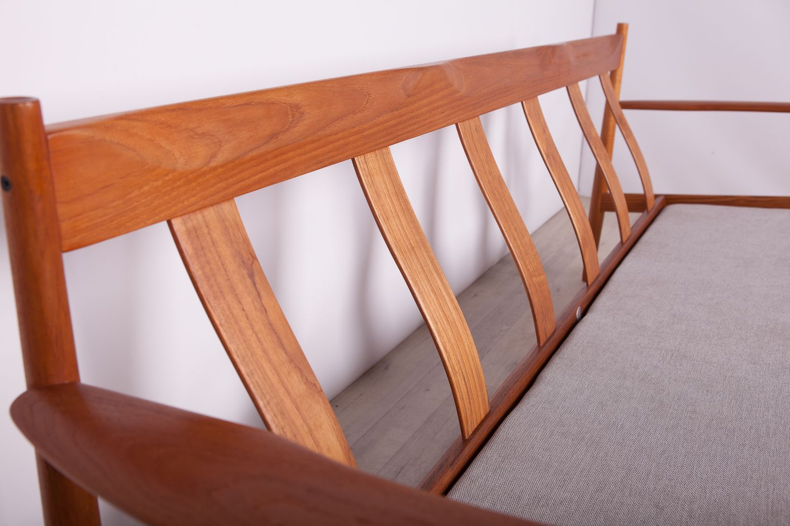 photo buy Mid Century Danish Teak Sofa By Grete Jalk For France & Søn / France & Daverkosen, 1960s