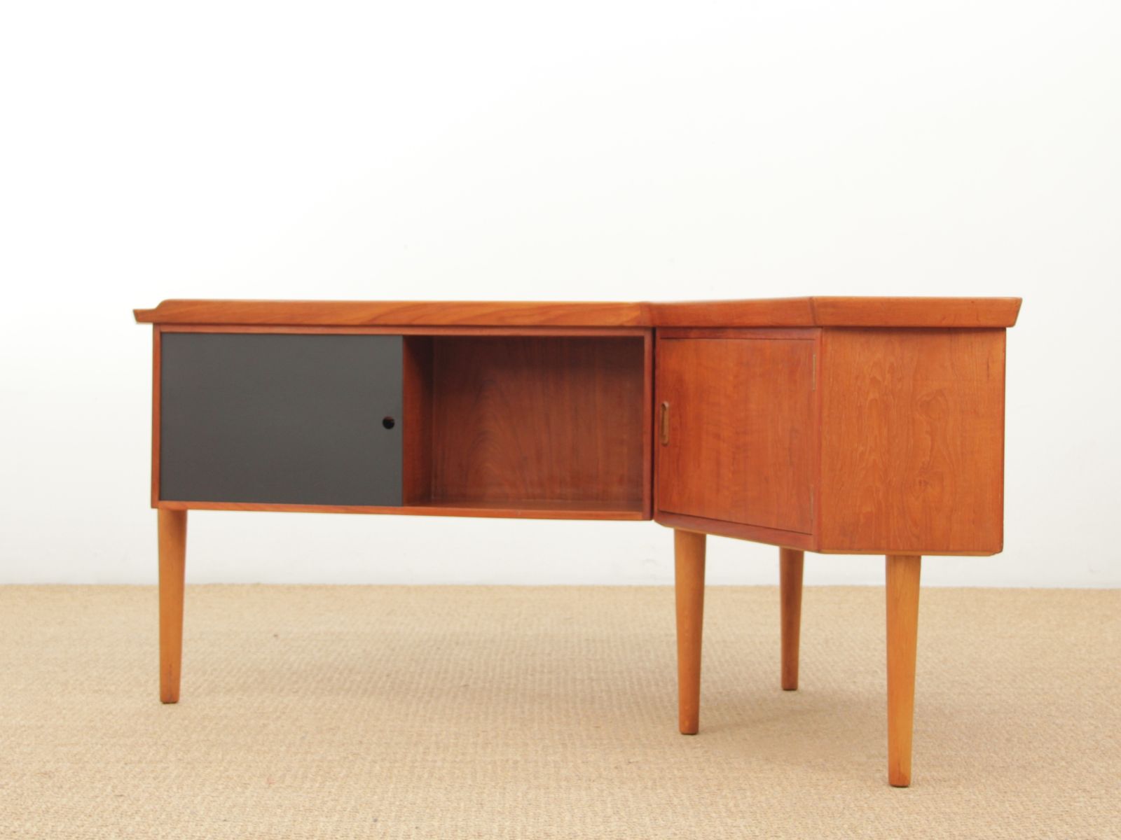 Mid Century  Modern Scandinavian Boomerang Desk By Hovmand Olsen