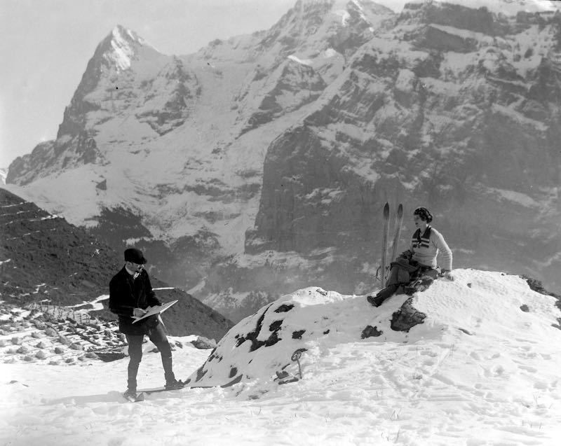 'Art In The Mountains' Artist Adrian Allison 1922 Archival Pigment Print Framed In White photo furniture