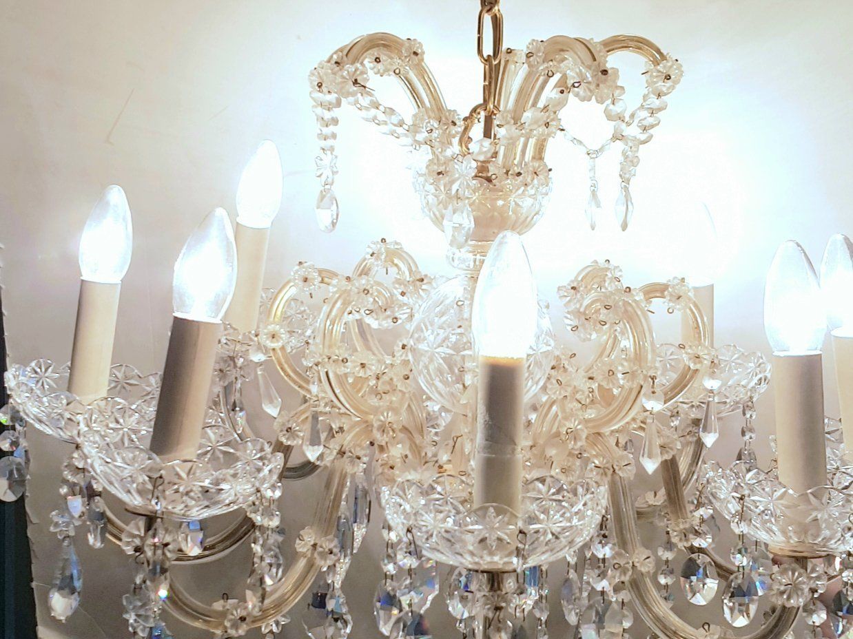 Chandelier From Palwa, 1970s photo for sale