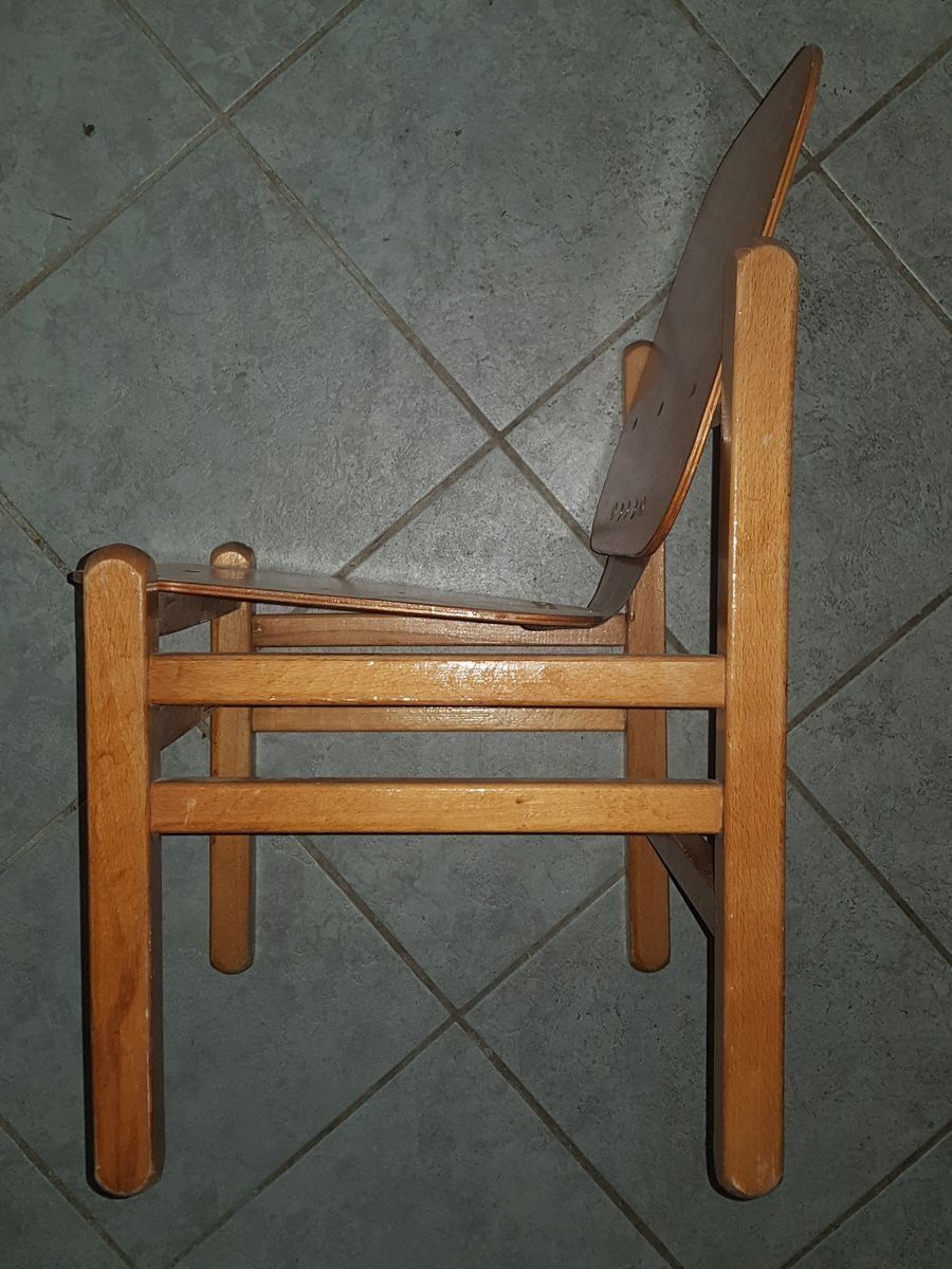 Ddr Heidi High Children's Chair By Hans Brockhage, 1960s photo furniture