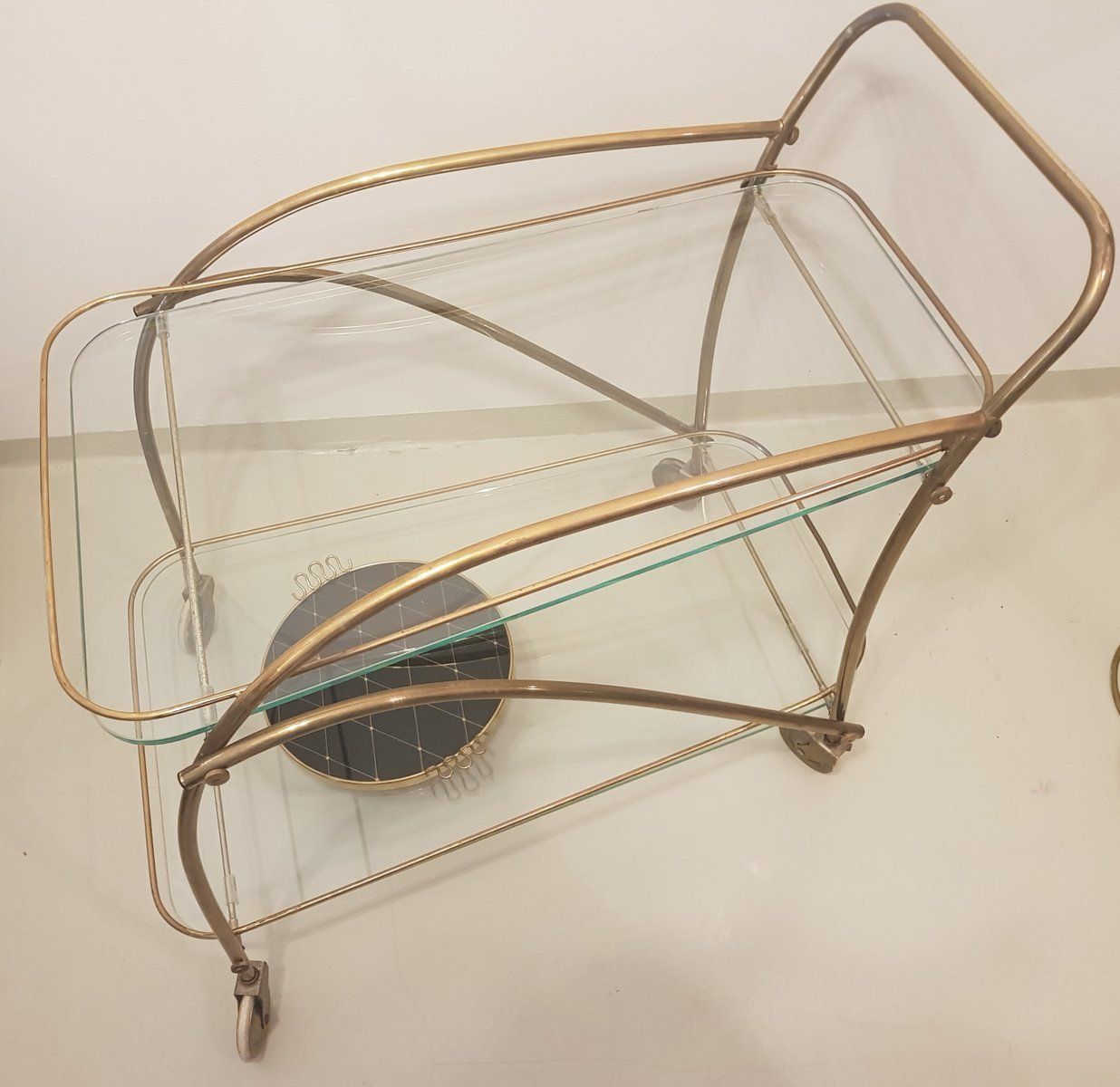 Brass Bar Cart, 1950s photo 978.64
