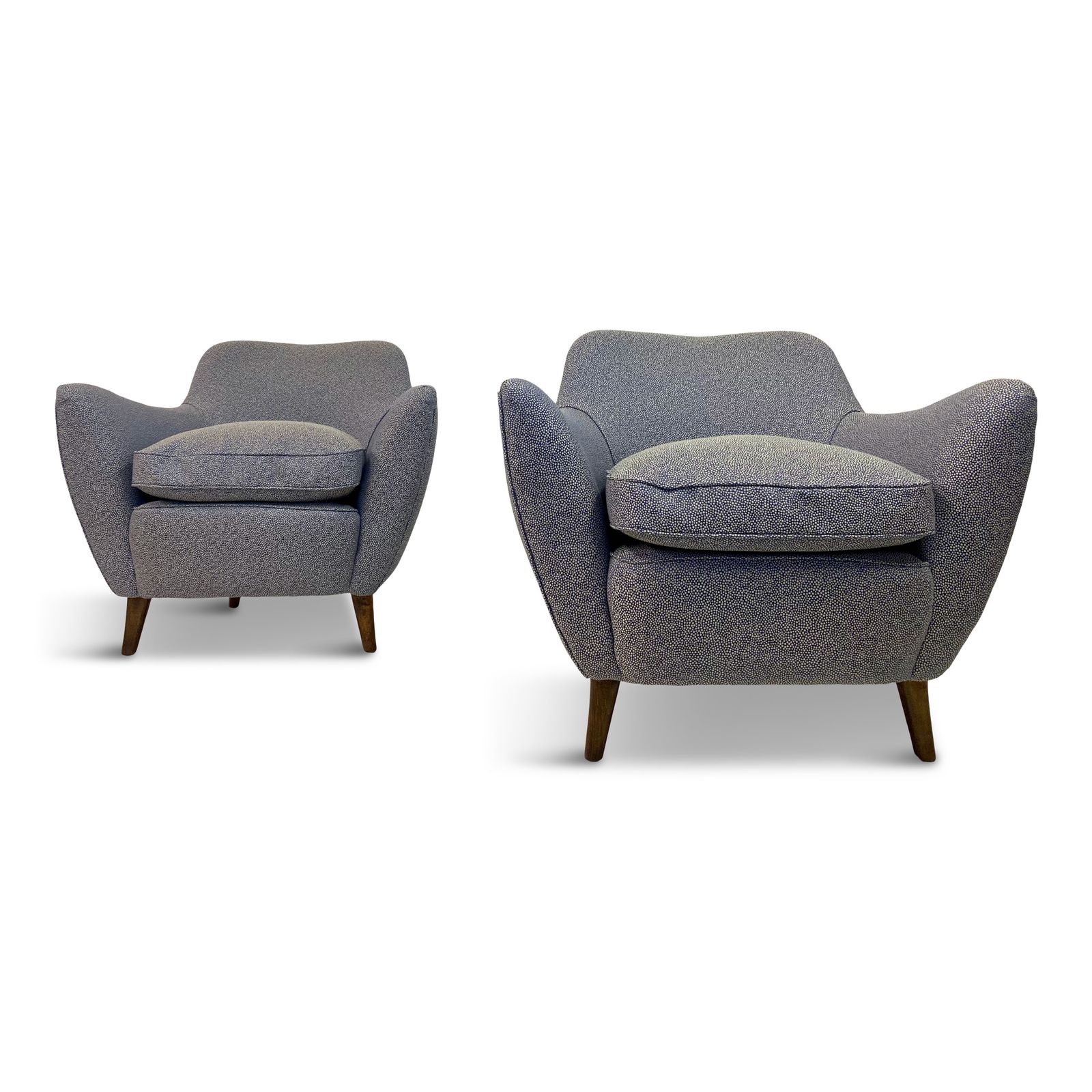 Mid Century Pair Of 1950s Italian Armchairs In The Style Of Guglielmo Veronesi photo furniture